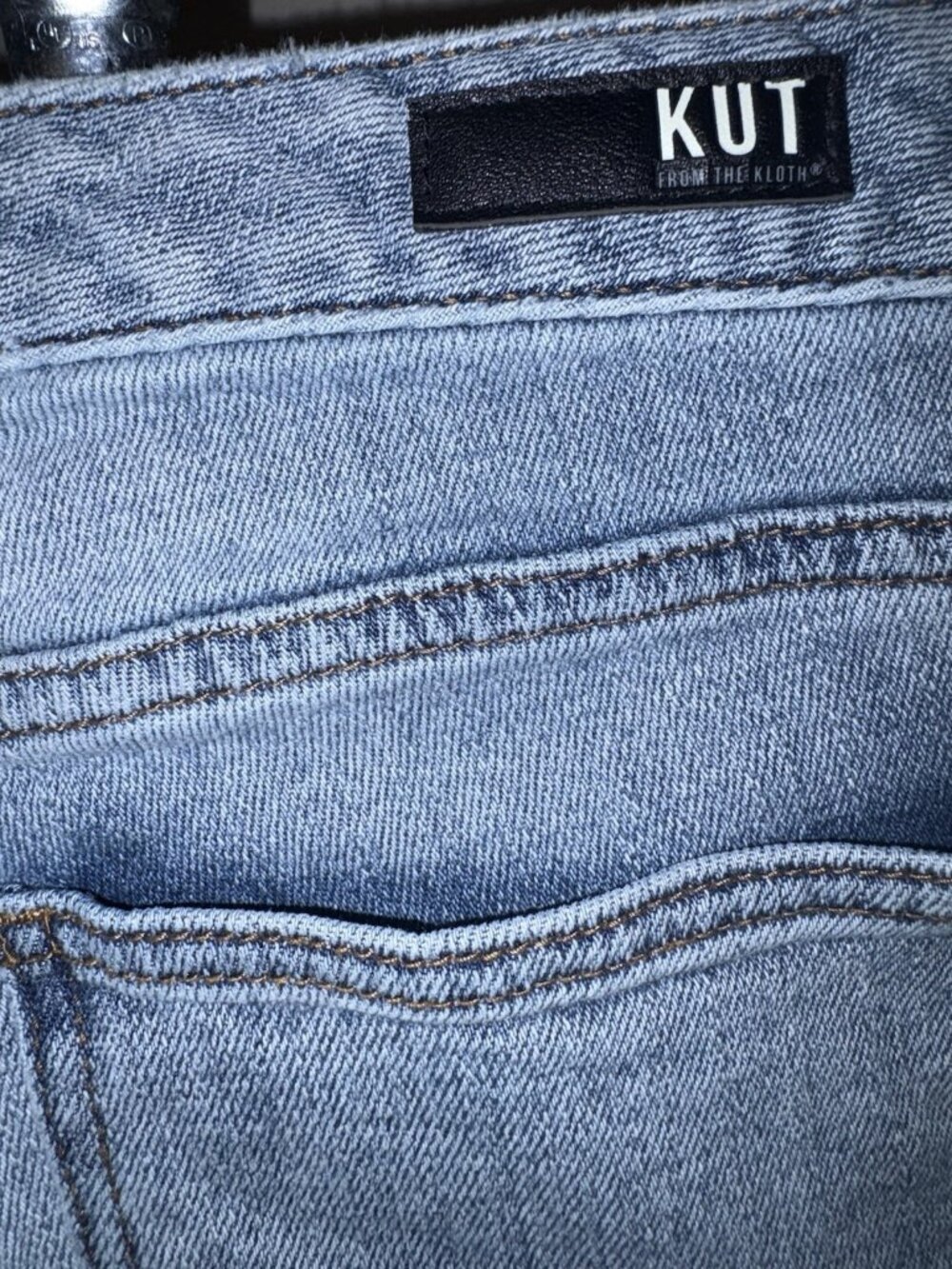 Kut from the Kloth Women's Straight Ankle Jeans Size 6 Button Fly - Picture 9 of 12